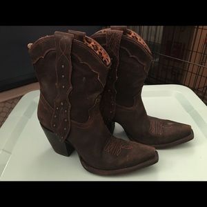 Charlie Horse cowboy boots, size 8, ankle height